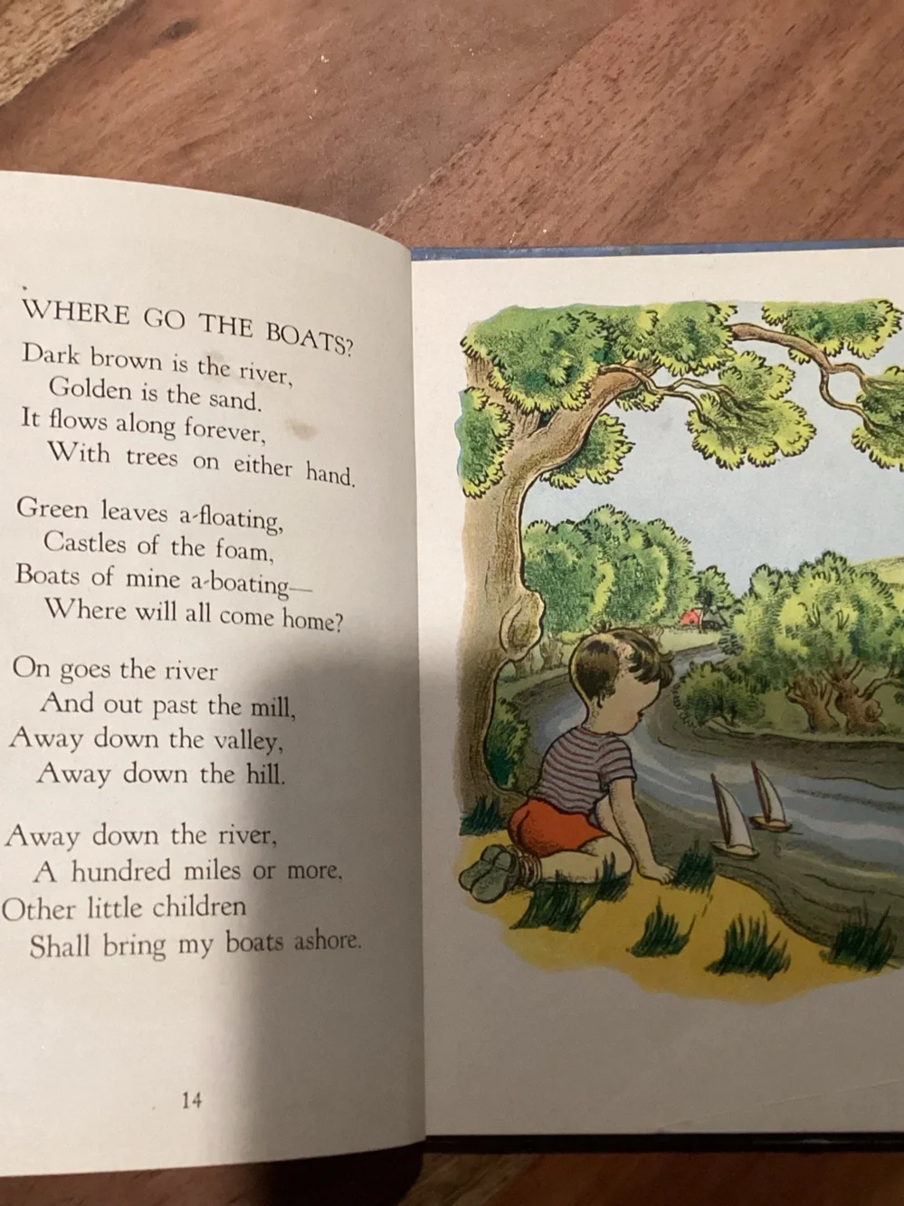 Vtg. 1942 copy of A Child’s Garden of Verses by Robert Louis Stevenson